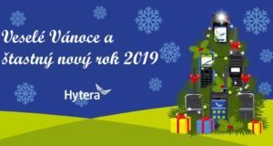 Veselé Vánoce a šťastný nový rok 2019 přeje Hytera