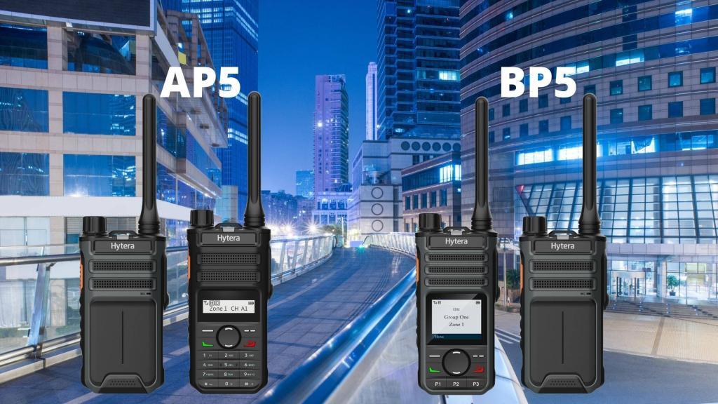Profesionální vysílačky Hytera AP5 a BP5